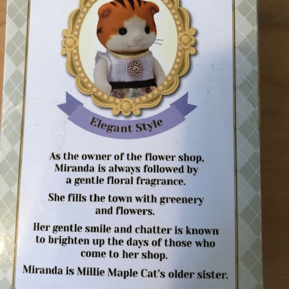 New Calico Critters Town Girl Series Maple Cat Special Edition - Picture 4 of 8